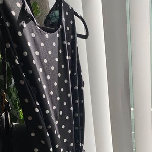 Ralph Lauren black polka dot Dress